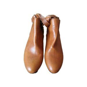 Boho Western Ankle Boots Buckle Block Heel Casual American Eagle Womens 8.5